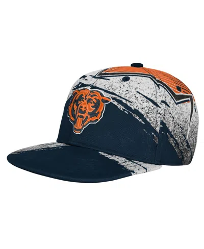 Outerstuff Kids' Big Boys And Girls Navy Chicago Bears Make Noise Adjustable Hat In Multi