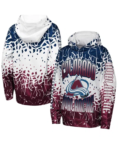 Outerstuff Kids' Big Boys And Girls Navy Colorado Avalanche Frozen Frenzy Hoodie In Multi