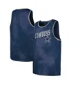 Outerstuff Big Boys And Girls Navy Dallas Cowboys Sun-bleached Ride The Tide Tank Top In Navy