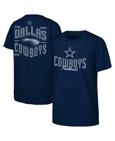 Outerstuff Big Boys' And Girls' Navy Dallas Cowboys Top Pick T-shirt