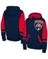 Outerstuff Big Boys And Girls Navy Florida Panthers Face Off Full-zip Hoodie In Blue