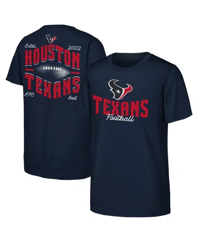 Outerstuff Kids' Big Boys' And Girls' Navy Houston Texans Top Pick T-shirt