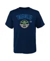 Outerstuff Big Boys And Girls Navy Minnesota Timberwolves Star Wars The Child T-shirt In Navy