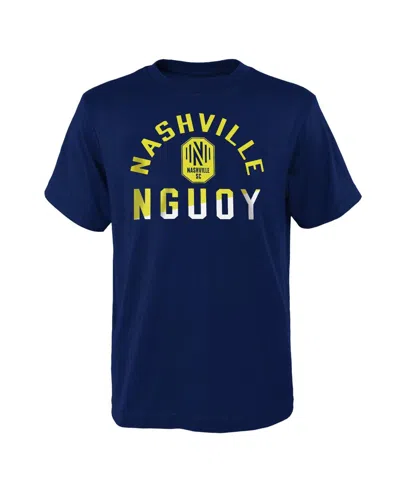 Outerstuff Kids' Big Boys And Girls Navy Nashville Sc Halftime T-shirt