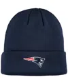 Outerstuff Big Boys And Girls Navy New England Patriots Basic Cuffed Knit Hat In Navy