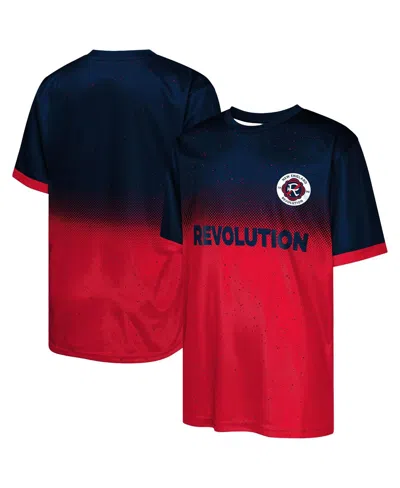 Outerstuff Kids' Big Boys And Girls Navy New England Revolution Stalwart Defender T-shirt