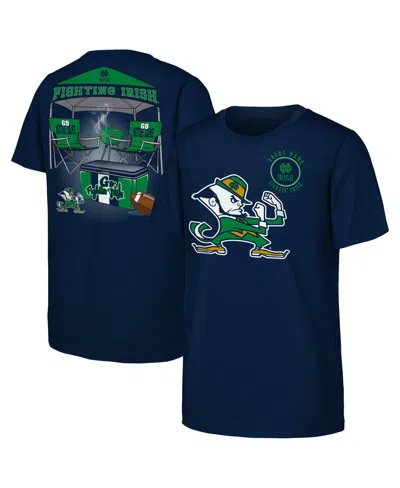 Outerstuff Kids' Big Boys' And Girls' Navy Notre Dame Fighting Irish Tailgater Hometown T-shirt