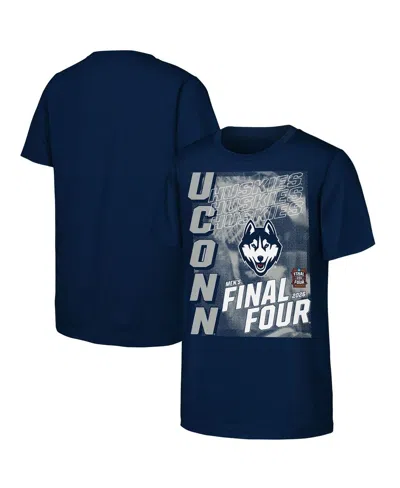 Outerstuff Big Boys And Girls Navy Uconn Huskies 2026 Ncaa Men's Basketball Tournament March Madness Final Four In Blue