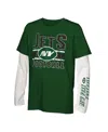 Outerstuff Big Boys And Girls New York Jets In The Mix T-shirt Combo Set In No Color