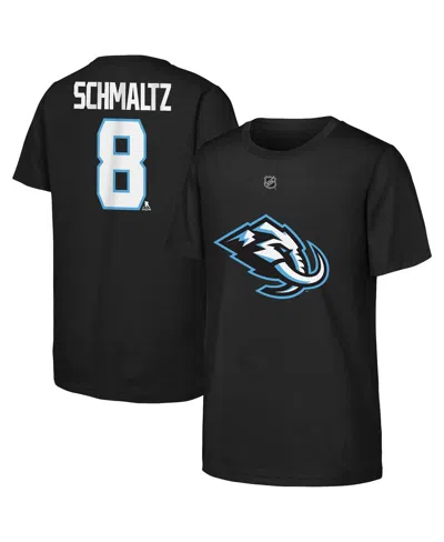 Outerstuff Kids' Big Boys And Girls Nick Schmaltz Black Utah Mammoth Name Number T-shirt