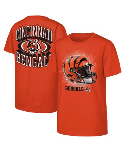 Outerstuff Kids' Big Boys' And Girls' Orange Cincinnati Bengals Winning Mentality T-shirt