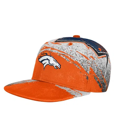 Outerstuff Kids' Big Boys And Girls Orange Denver Broncos Make Noise Adjustable Hat