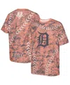 Outerstuff Big Boys And Girls Orange Detroit Tigers Slide Score Bold T-shirt In Orange