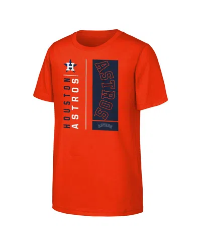 Outerstuff Kids' Big Boys And Girls Orange Houston Astros The Mvp T-shirt