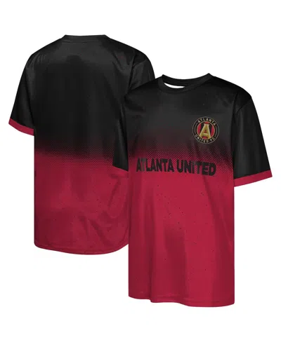 Outerstuff Kids' Big Boys And Girls  Black Atlanta United Fc Stalwart Defender T-shirt