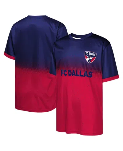 Outerstuff Kids' Big Boys And Girls  Blue Fc Dallas Stalwart Defender T-shirt