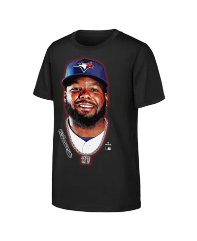 Outerstuff Kids' Big Boys And Girls  Vladimir Guerrero Jr. Black Toronto Blue Jays Headliner T-shirt