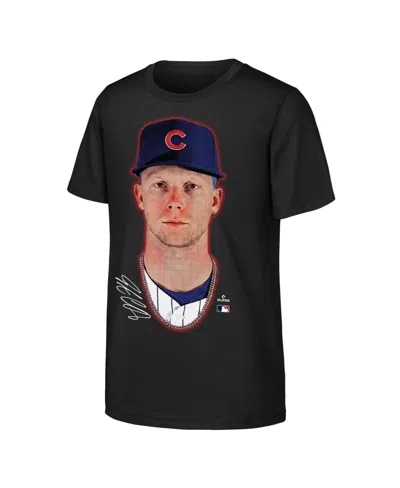 Outerstuff Kids' Big Boys And Girls Pete Crow-armstrong Black Chicago Cubs Headliner T-shirt