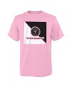 OUTERSTUFF BIG BOYS AND GIRLS PINK INTER MIAMI CF DIVIDE T-SHIRT