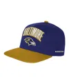 Outerstuff Big Boys And Girls Purple Baltimore Ravens Essentials Adjustable Hat In Black
