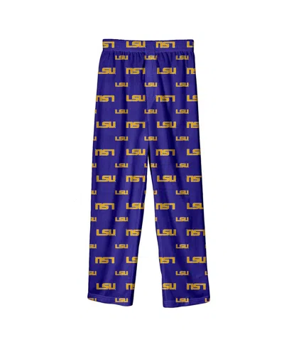 Outerstuff Kids' Big Boys And Girls Purple Lsu Tigers Team Pants In Blue