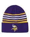Outerstuff Big Boys And Girls Purple Minnesota Vikings Essentials Cuffed Knit Hat In Purple