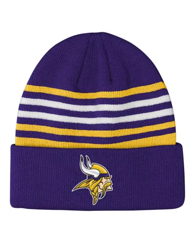 Outerstuff Babies' Big Boys And Girls Purple Minnesota Vikings Essentials Cuffed Knit Hat