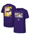 Outerstuff Big Boys And Girls Purple Minnesota Vikings Posterize T-shirt In Purple