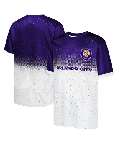 Outerstuff Kids' Big Boys And Girls Purple Orlando City Sc Stalwart Defender T-shirt