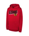 Outerstuff Big Boys And Girls Red Chicago Blackhawks Cyber Punk Performance Hoodie In Red