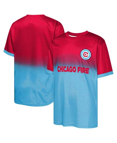 Outerstuff Kids' Big Boys And Girls Red Chicago Fire Stalwart Defender T-shirt