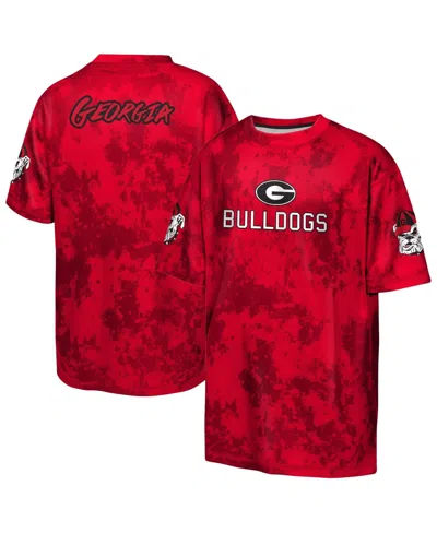 Outerstuff Kids' Big Boys And Girls Red Georgia Bulldogs Off-side Sublimated T-shirt