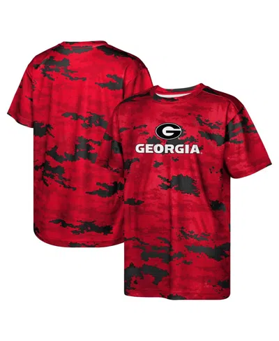 Outerstuff Kids' Big Boys And Girls Red Georgia Bulldogs Scrimmage Sublimated T-shirt