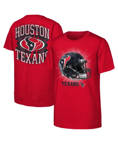 Outerstuff Kids' Big Boys' And Girls' Red Houston Texans Winning Mentality T-shirt