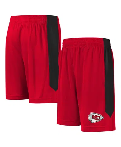 Outerstuff Kids' Big Boys And Girls Red Kansas City Chiefs Fashion Shorts