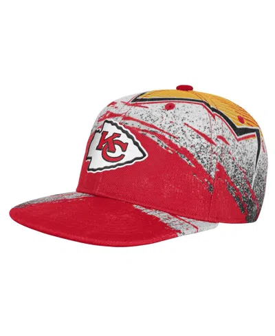 Outerstuff Kids' Big Boys And Girls Red Kansas City Chiefs Make Noise Adjustable Hat In Multi