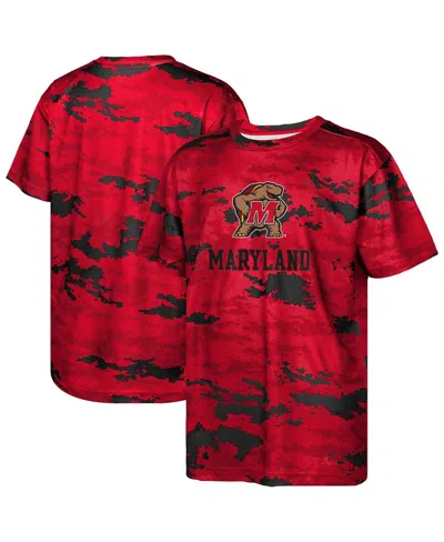 Outerstuff Kids' Big Boys And Girls Red Maryland Terrapins Scrimmage T-shirt