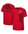 Outerstuff Big Boys And Girls Red New Jersey Devils Atmosphere T-shirt
