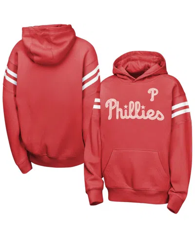 Outerstuff Kids' Big Boys And Girls Red Philadelphia Phillies Welcome Team Hoodie