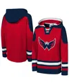 Outerstuff Big Boys And Girls Red Washington Capitals Must Have Home V-neck Pullover Hoodie In Red
