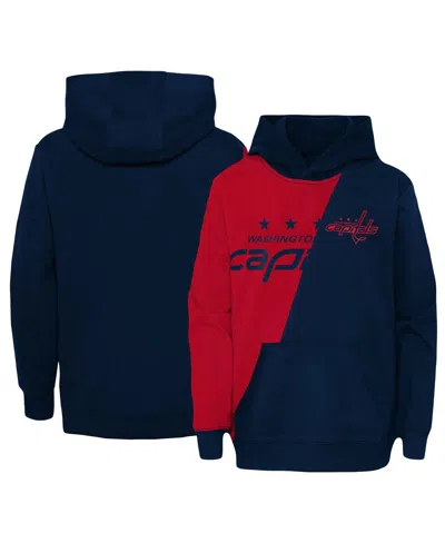 OUTERSTUFF BIG BOYS AND GIRLS RED WASHINGTON CAPITALS UNRIVALED PULLOVER HOODIE