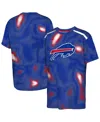 Outerstuff Big Boys And Girls Royal Buffalo Bills End Zone Dri-tek T-shirt In Blue