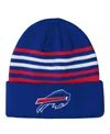 Outerstuff Big Boys And Girls Royal Buffalo Bills Essentials Cuffed Knit Hat In Blue