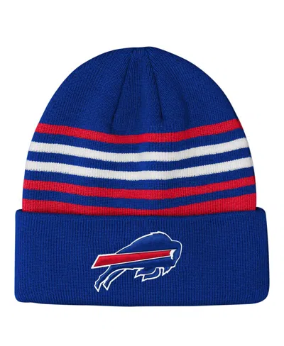 Outerstuff Babies' Big Boys And Girls Royal Buffalo Bills Essentials Cuffed Knit Hat In Blue