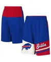 Outerstuff Big Boys And Girls Royal Buffalo Bills Fandemonium Mesh Shorts In Blue