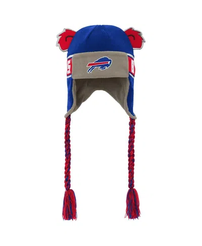 Outerstuff Kids' Big Boys And Girls Royal Buffalo Bills Wordmark Ears Trooper Knit Hat In Multi