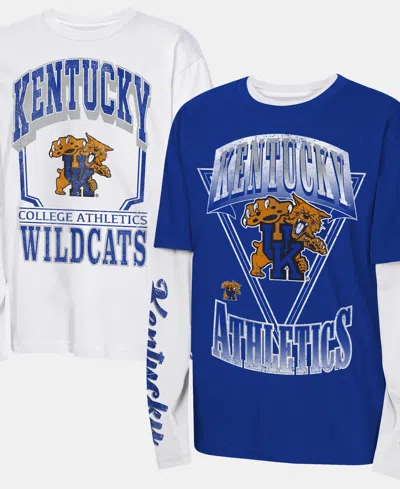 Outerstuff Kids' Big Boys' And Girls' Royal Kentucky Wildcats Combo T-shirt Set