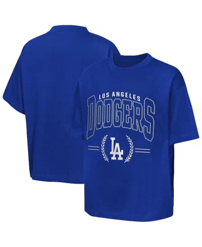 Outerstuff Kids' Big Boys And Girls Royal Los Angeles Dodgers Premium World Class T-shirt In Blue
