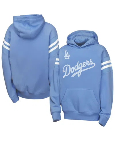 Outerstuff Kids' Big Boys And Girls Royal Los Angeles Dodgers Welcome Team Hoodie In Blue