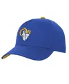 Outerstuff Big Boys And Girls Royal Los Angeles Rams Team Pre-curved Adjustable Hat In Blue